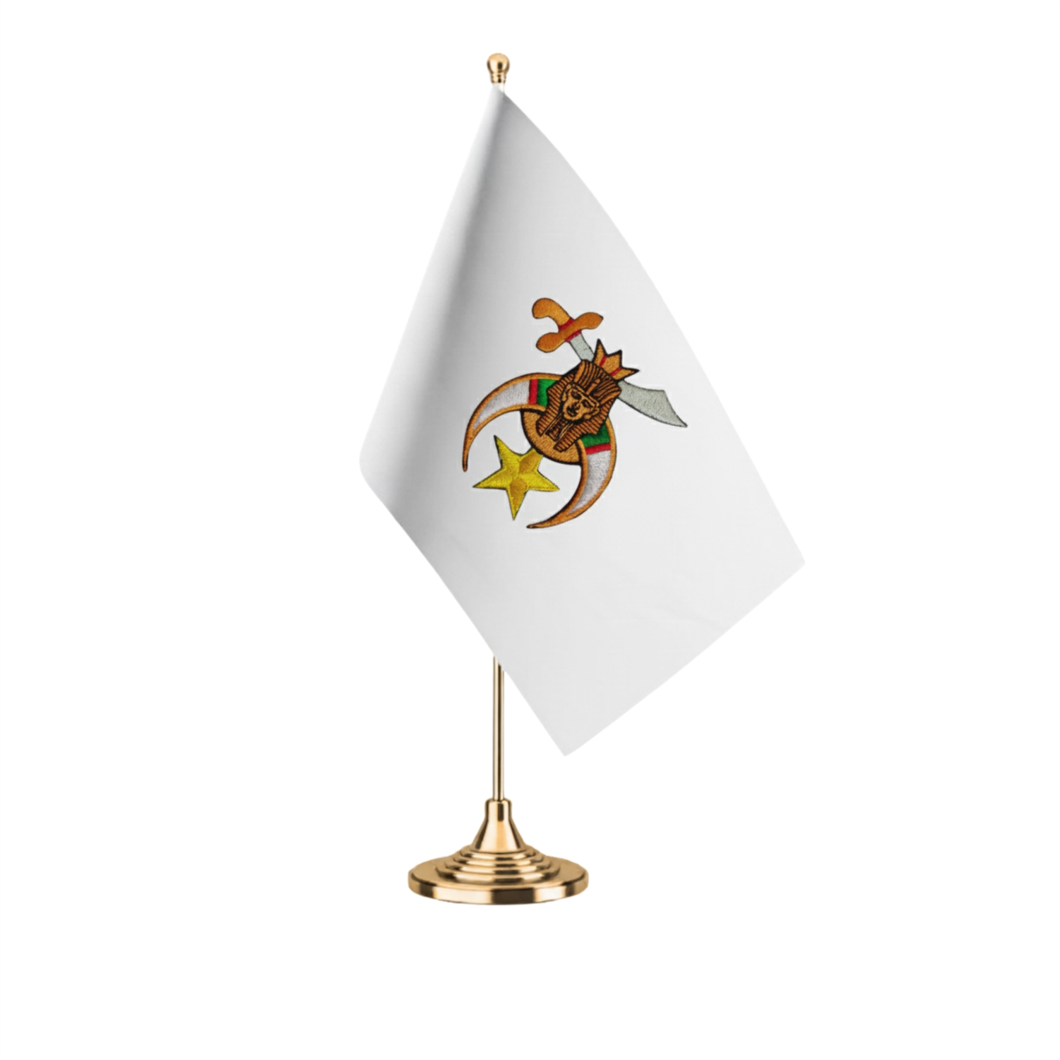 Masonic Shriner Desk Flag