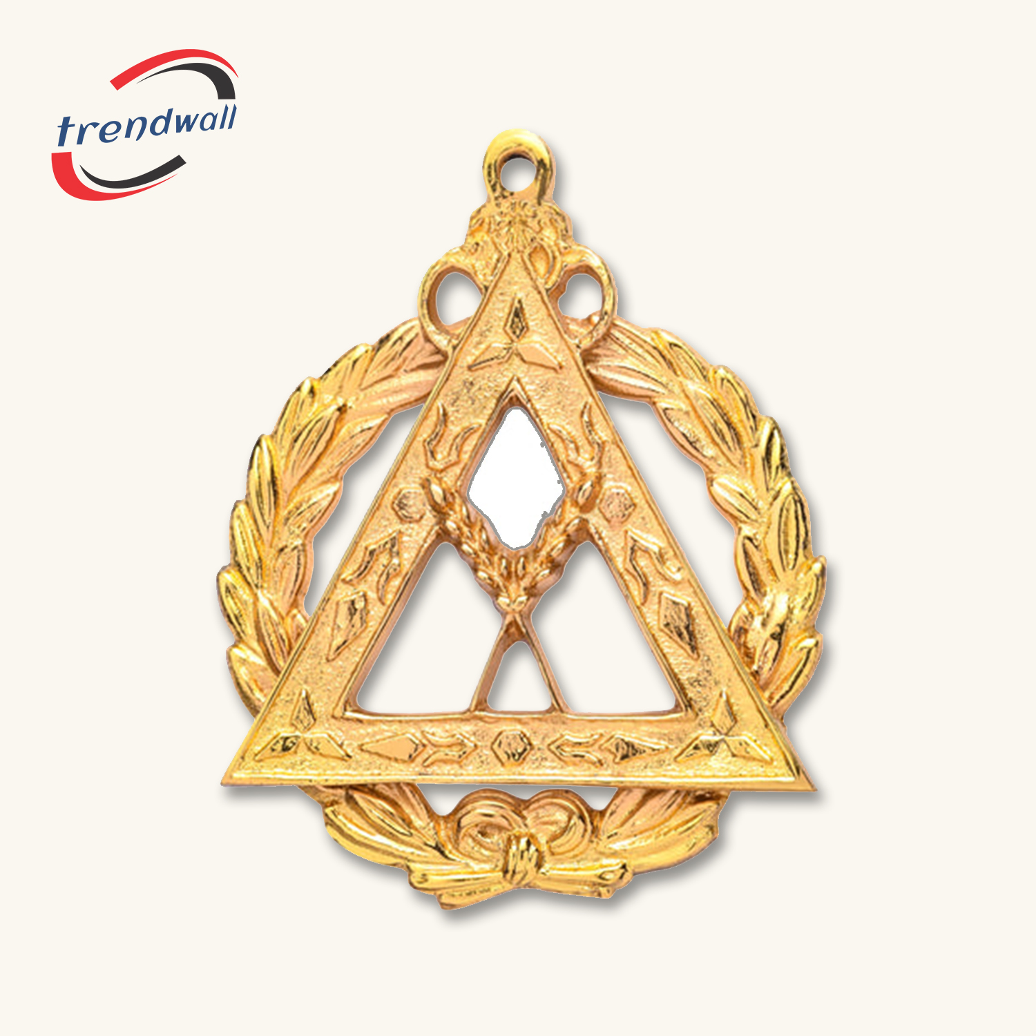 Grand Secretary Royal Arch Chapter Officer Collar Jewel - Gold Plated
