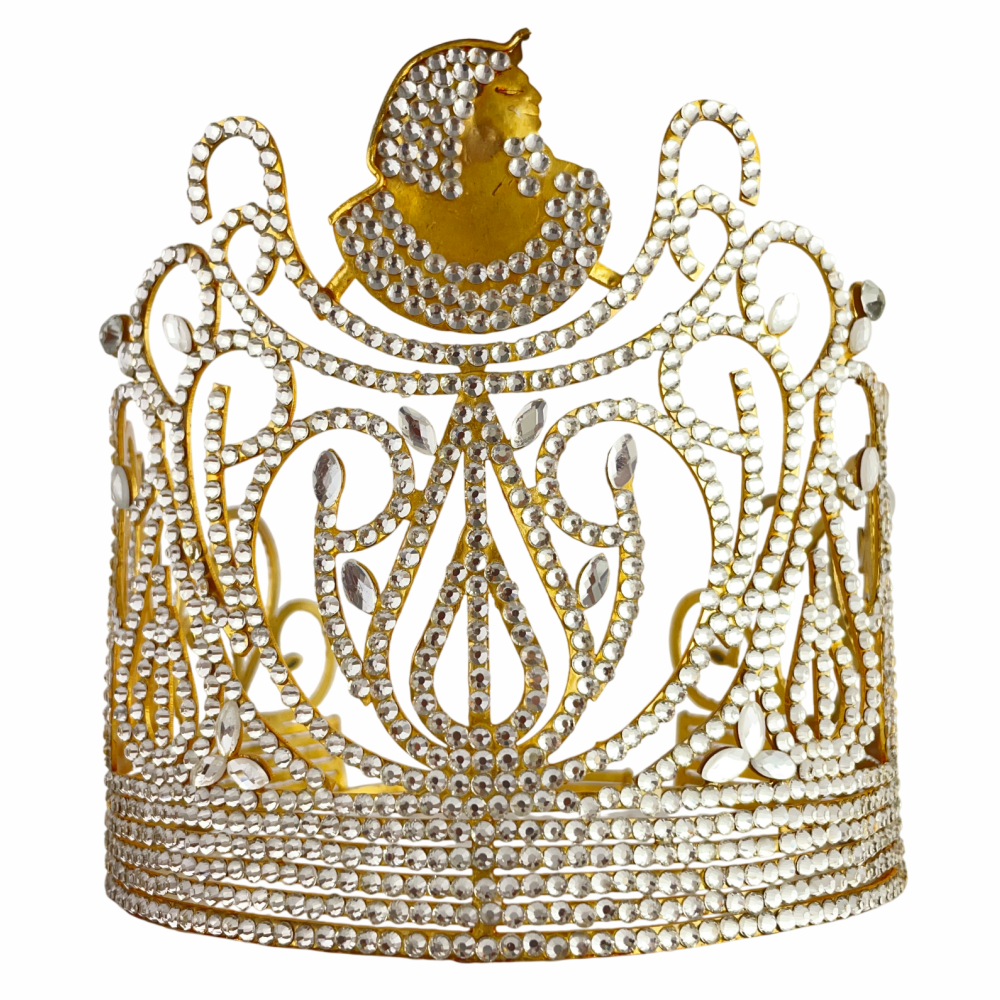 DOI Crown Biggest Size Gold Tone
