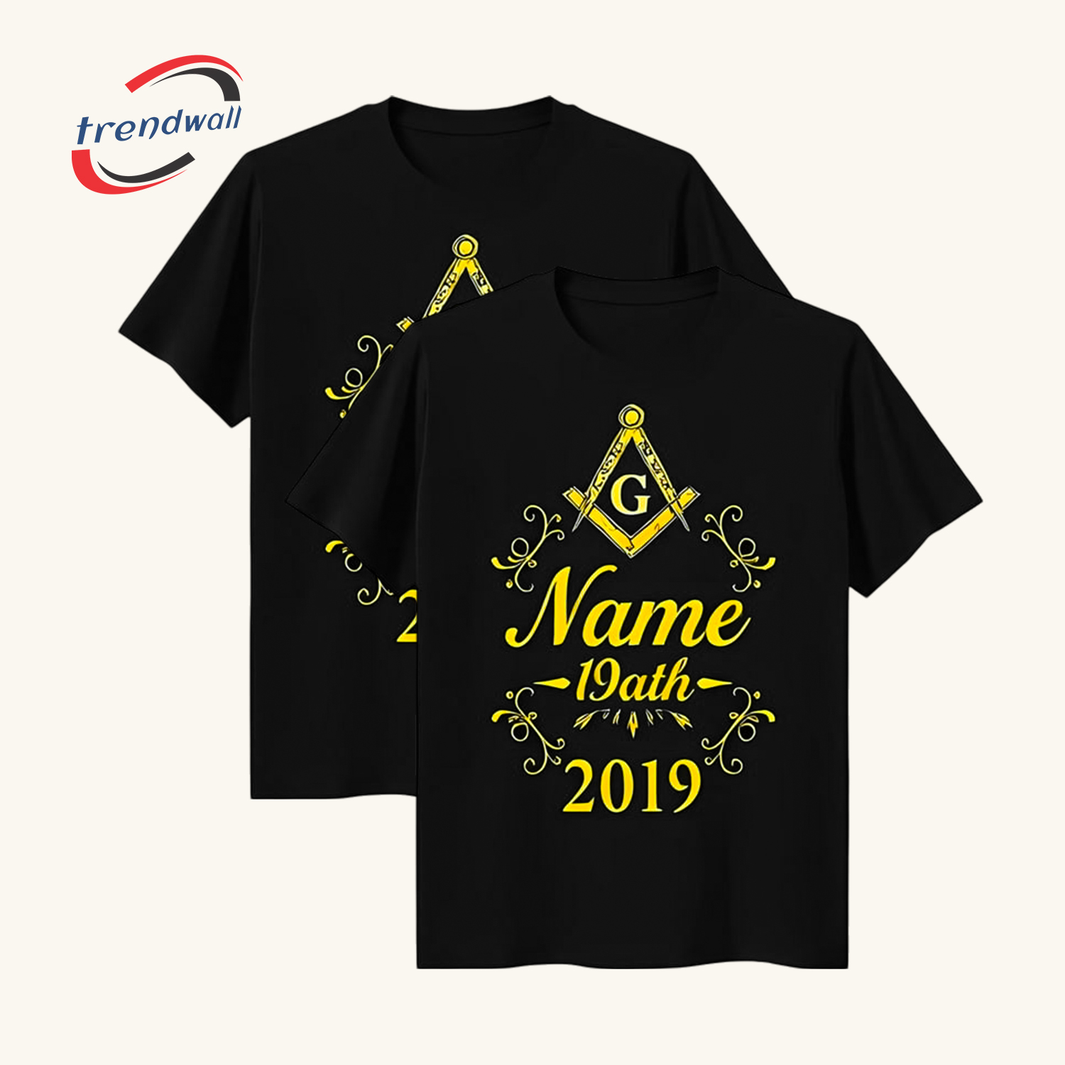 Masonic Classic Black T-Shirt