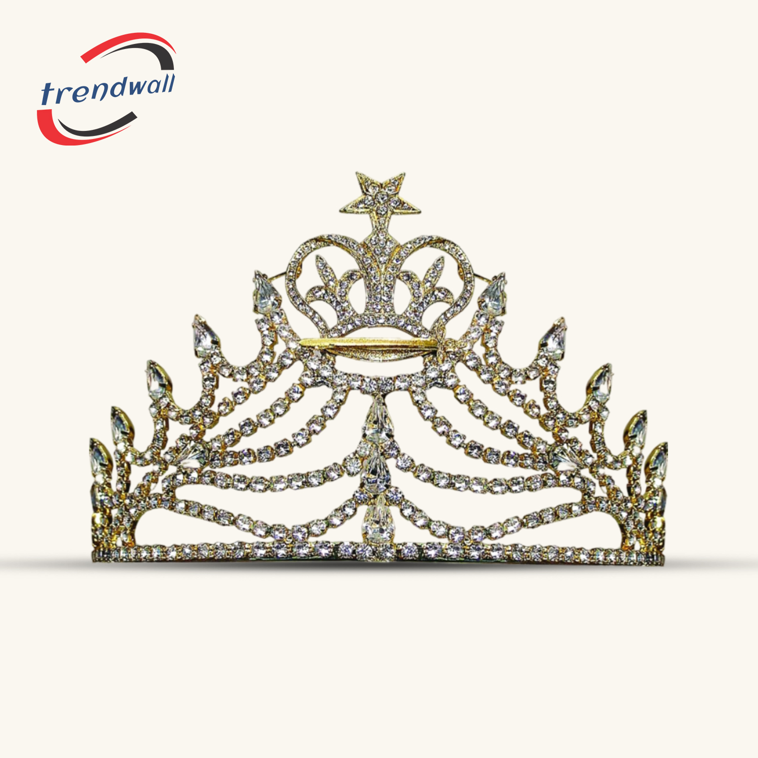 Amaranth Crown Gold Tone