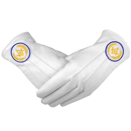 Master Mason Blue Lodge Gloves