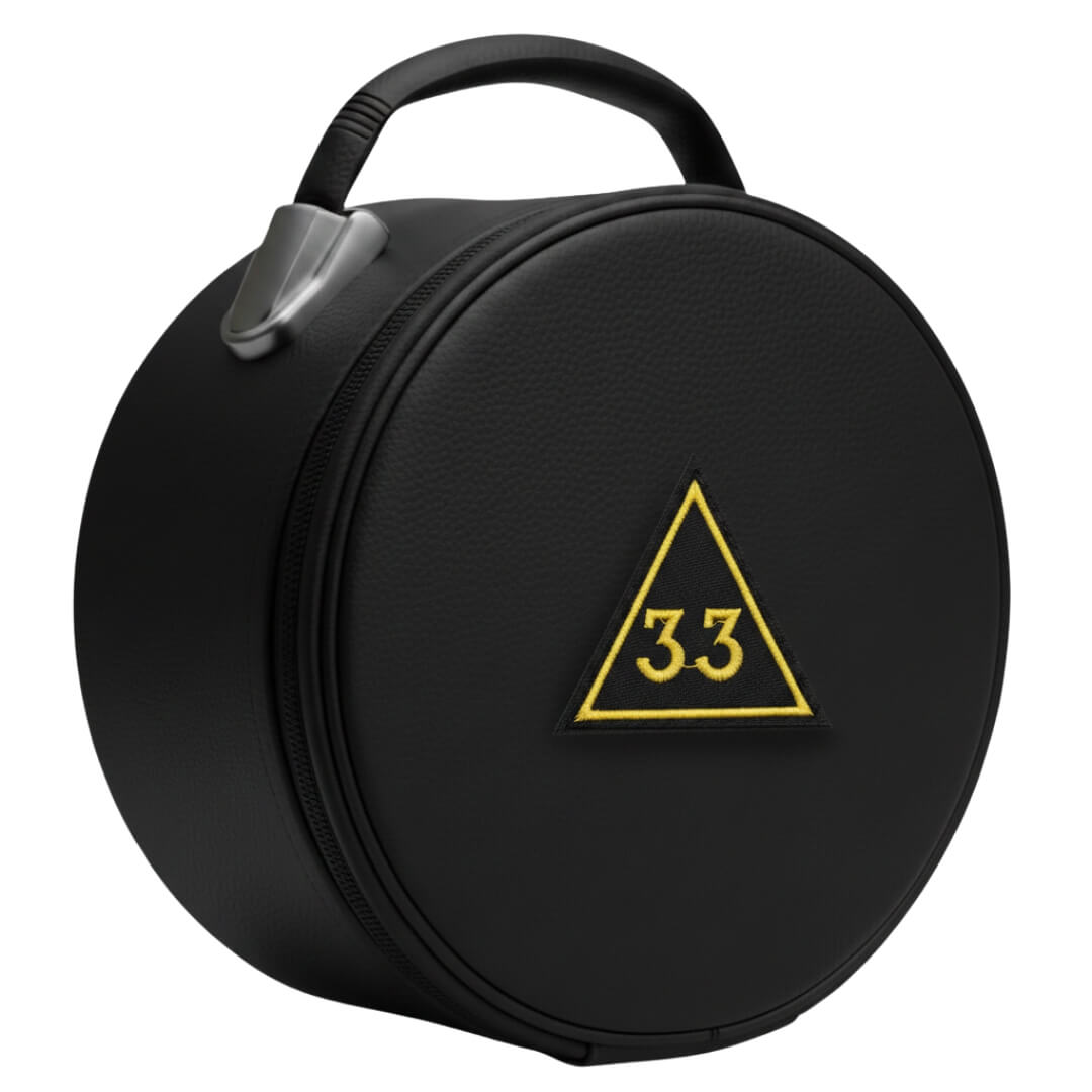 33rd Degree Scottish Rite Crown Cap Case