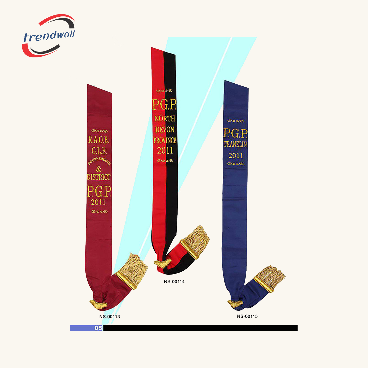 Royal Antediluvian Order of Buffaloes (R.A.O.B.) Sash