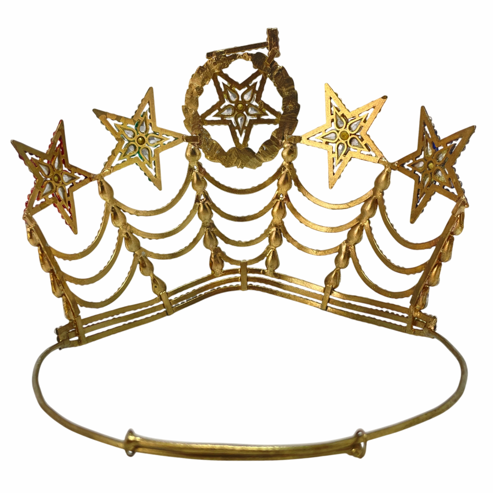 OES Grand Worthy Matron 5 Star Big Size Crown
