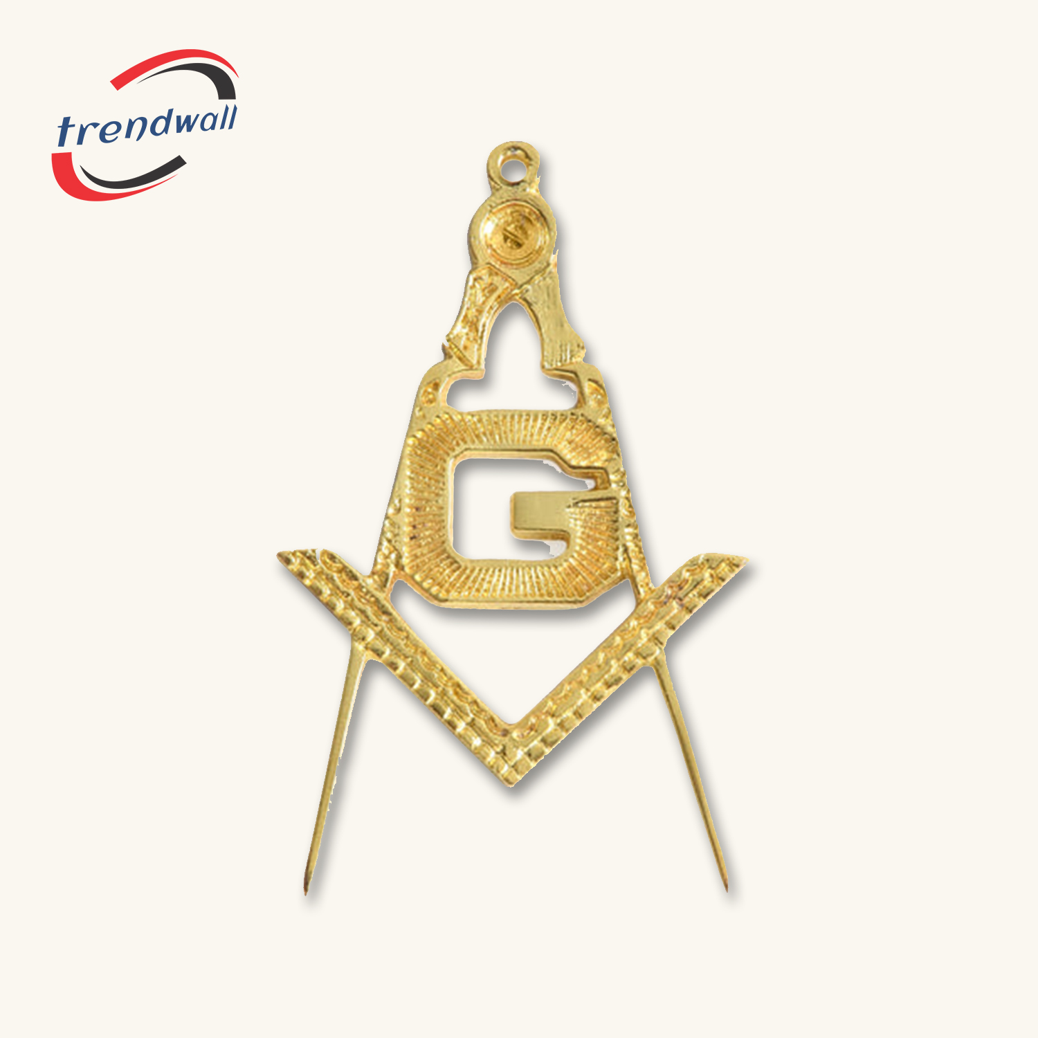 Master Mason Blue Lodge Collar Jewel - Square & Compass with G