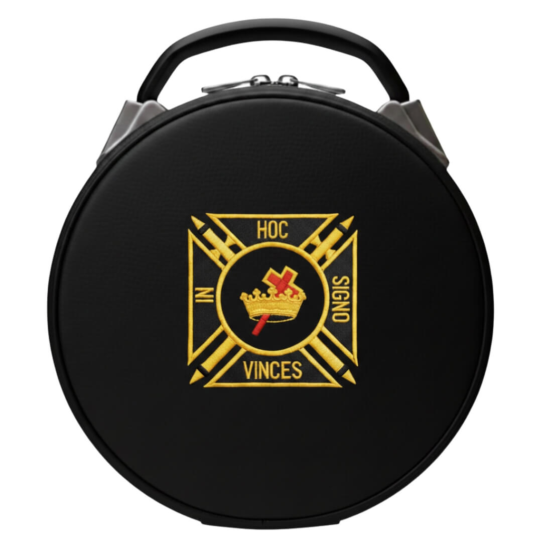 Knights Templar Commandery Crown Cap Case