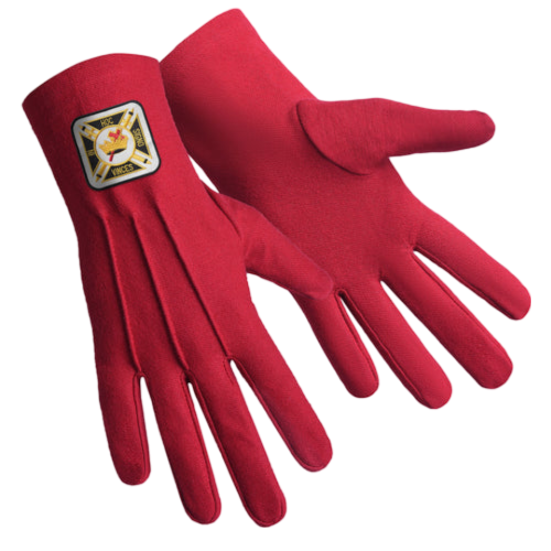 Knights Templar Commandery Gloves