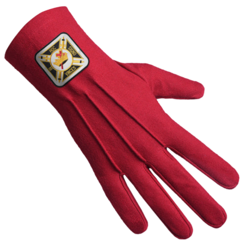 Knights Templar Commandery Gloves