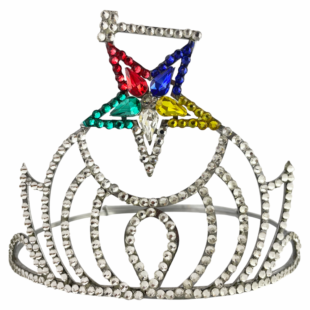 Past Matron OES Crown with Gavel