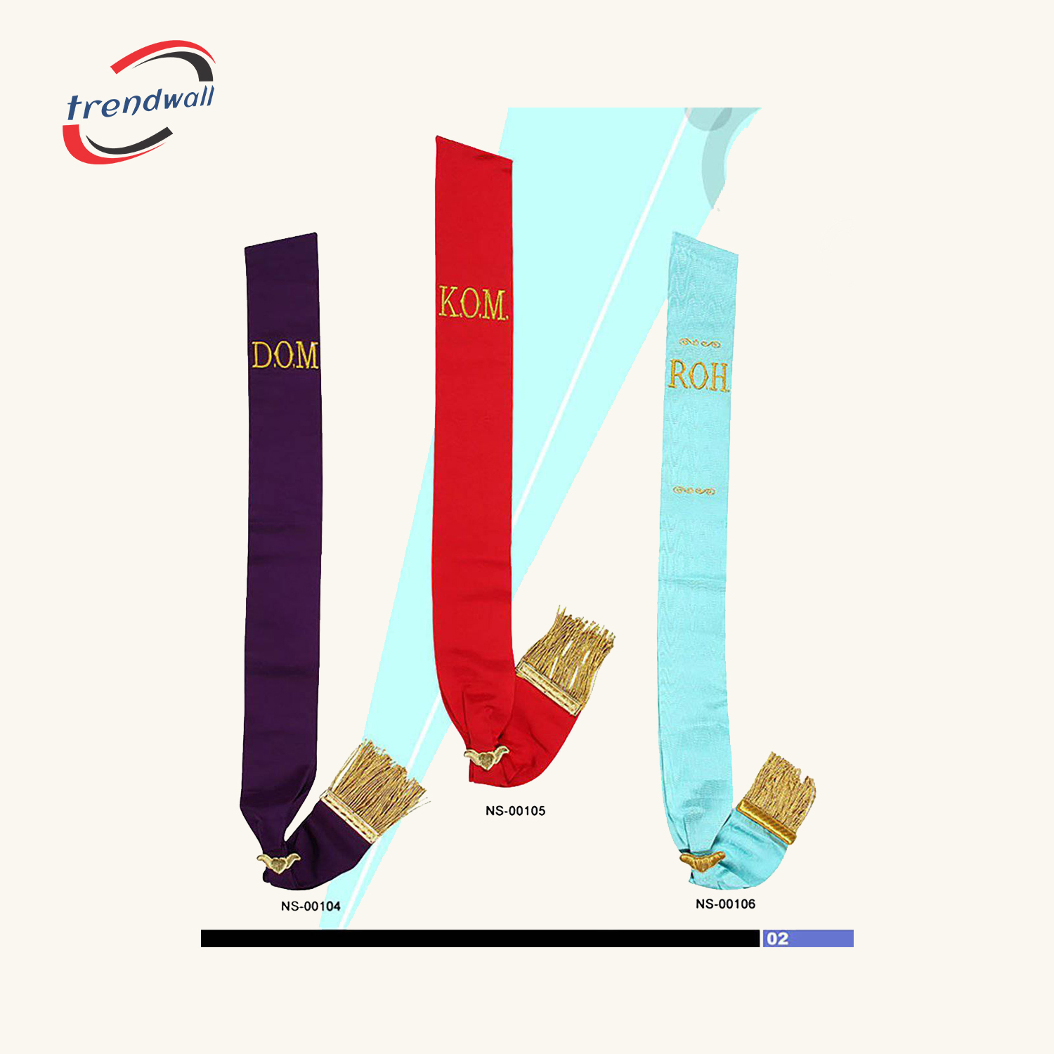 Royal Antediluvian Order of Buffaloes (R.A.O.B.) Sash