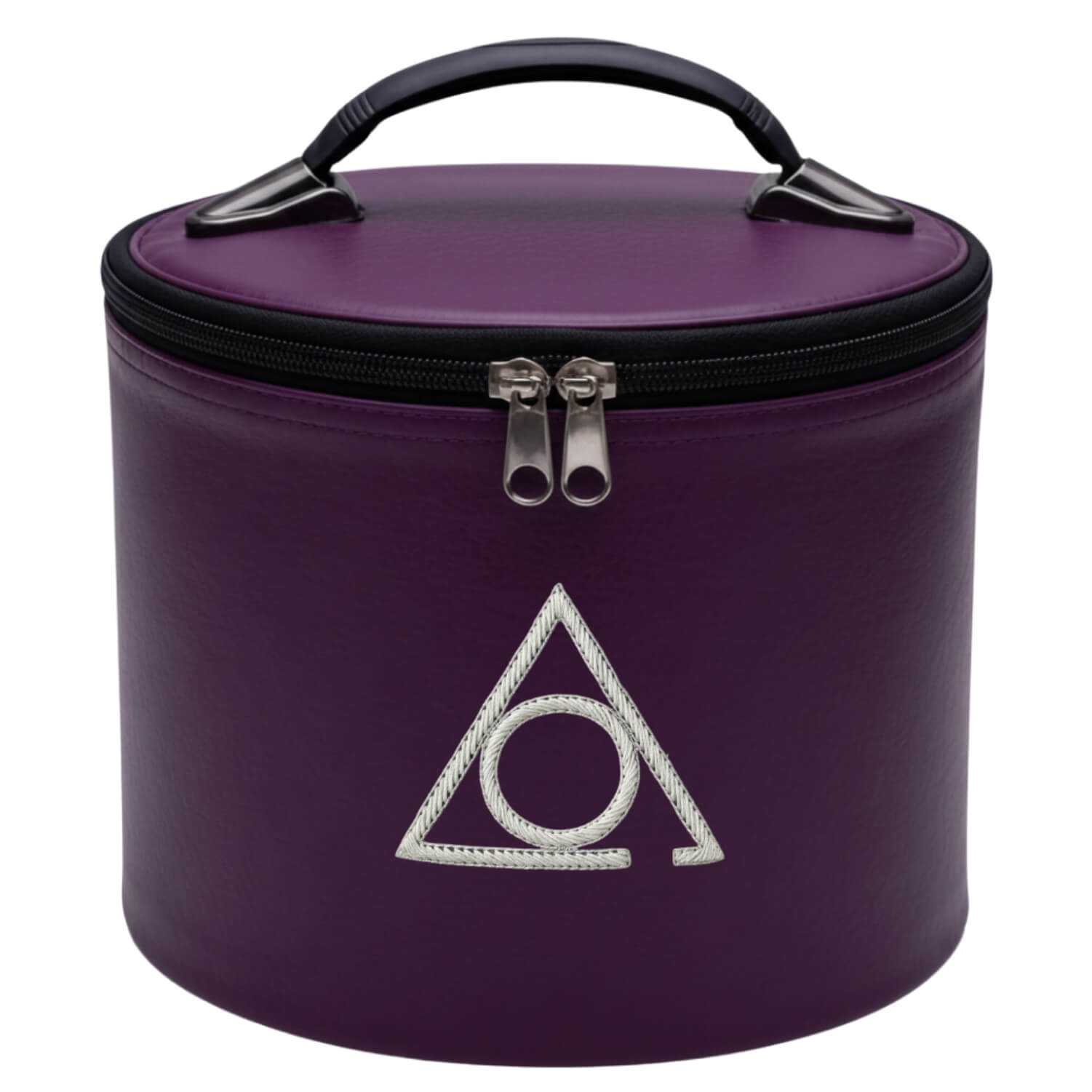 LOCOP Fez Crown Case Purple Color with Hand Embroidery L.O.C.O.P Emblem