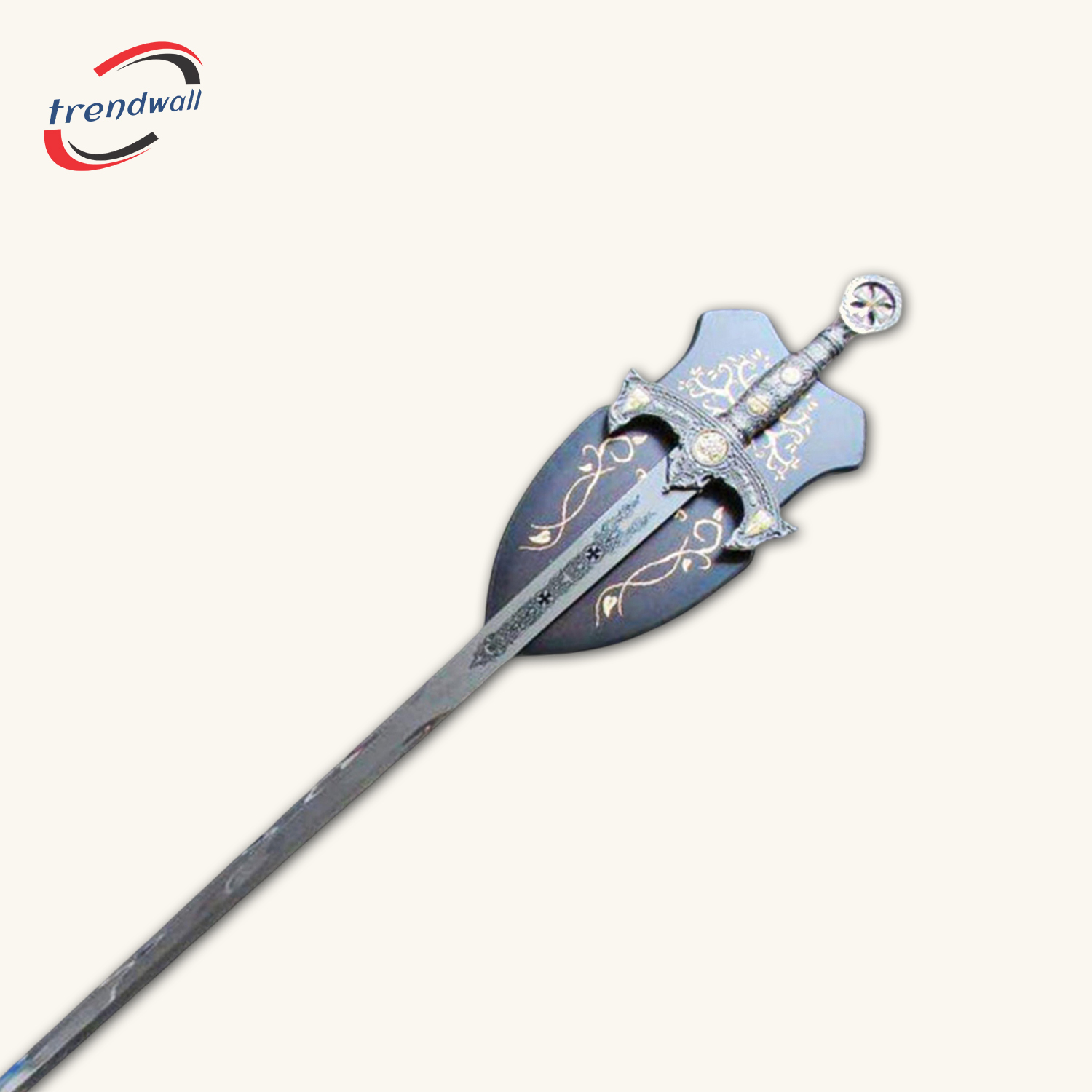 Knights Templar Commandery Sword - 12th Century Espada W Plaque