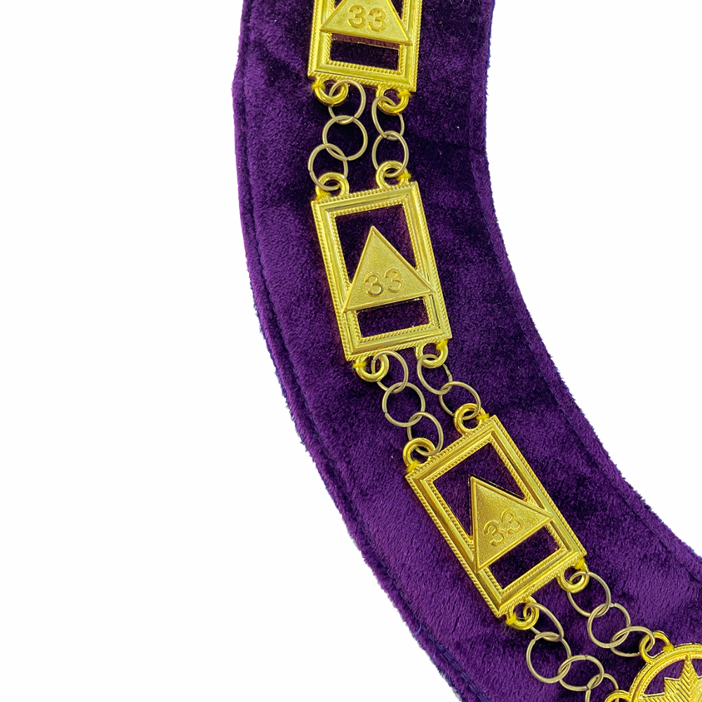 33rd Degree Scottish Rite Chain Collar