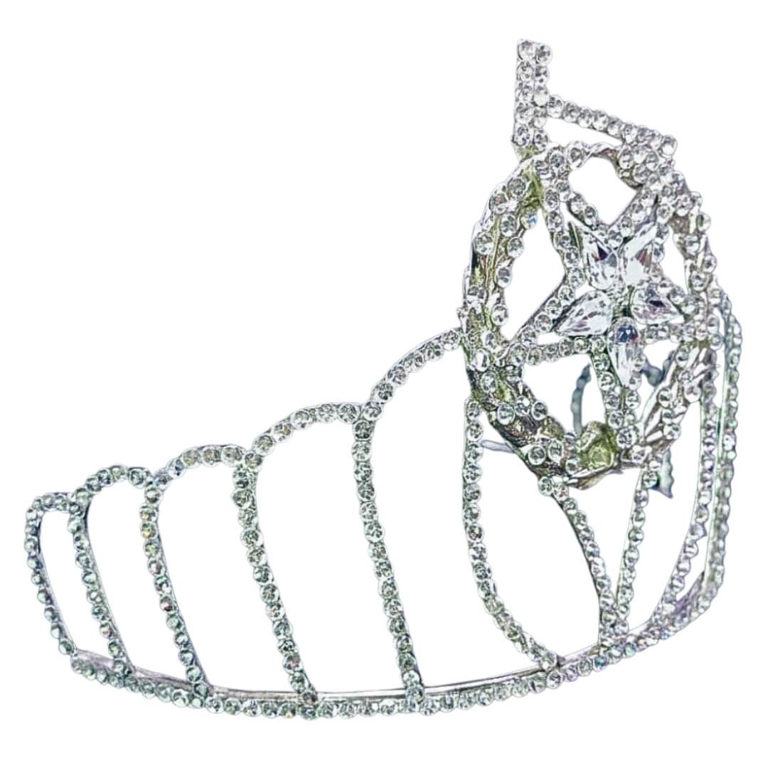 Masonic Grand Matron Clear Star Crown