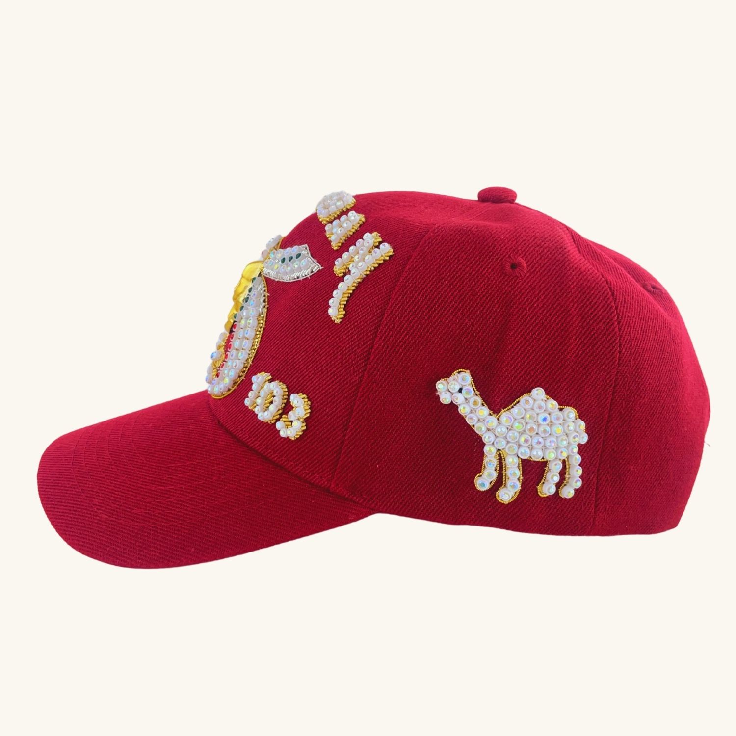 Masonic Shriners Single Row Jewel Baseball Cap