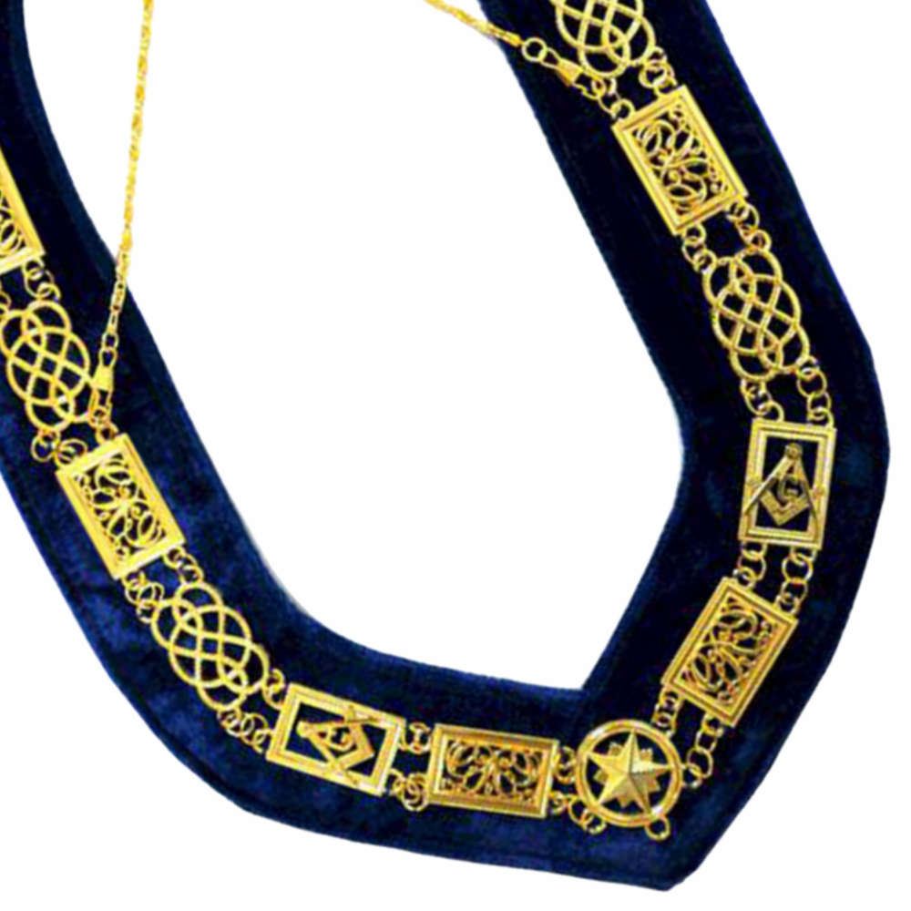 Grand Officers Blue Lodge Chain Collar