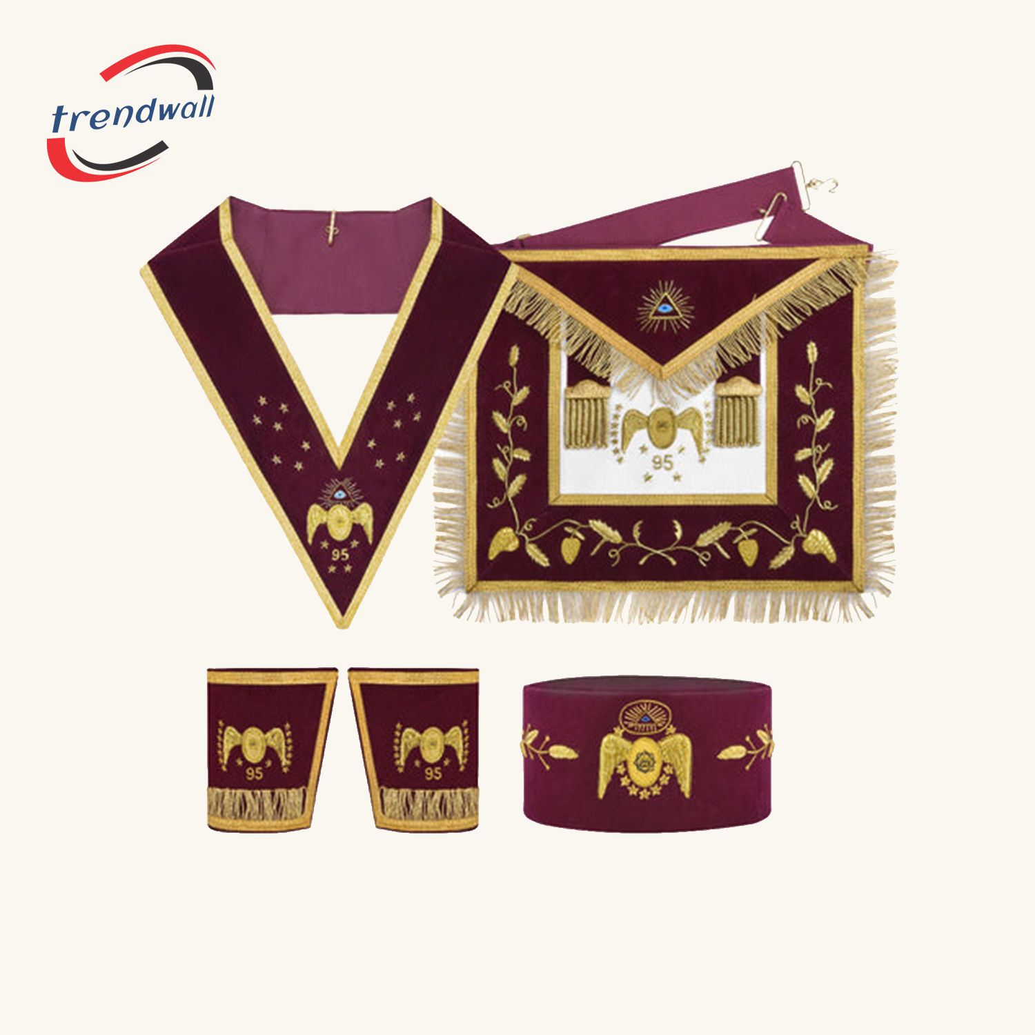 95th Degree Memphis Misraim French Regulation Regalia Set