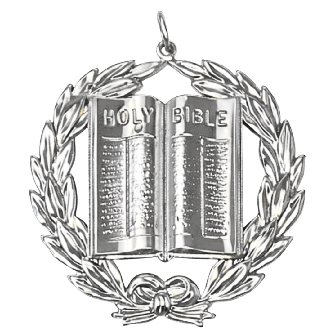 Grand Chaplain Blue Lodge Officer Collar Jewel -Silver