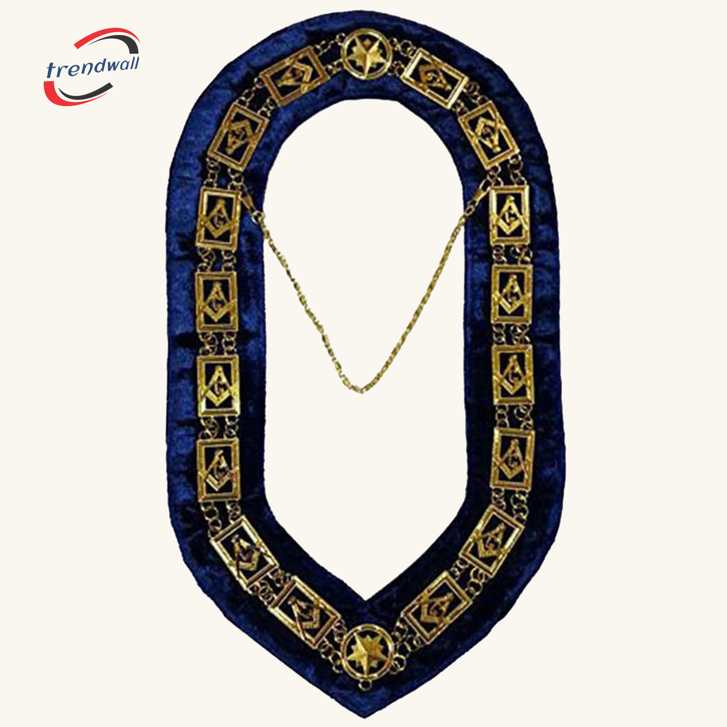 MASTER MASON BLUE LODGE CHAIN COLLAR