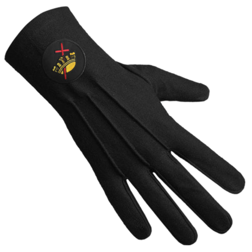 Knights Templar Commandery Gloves