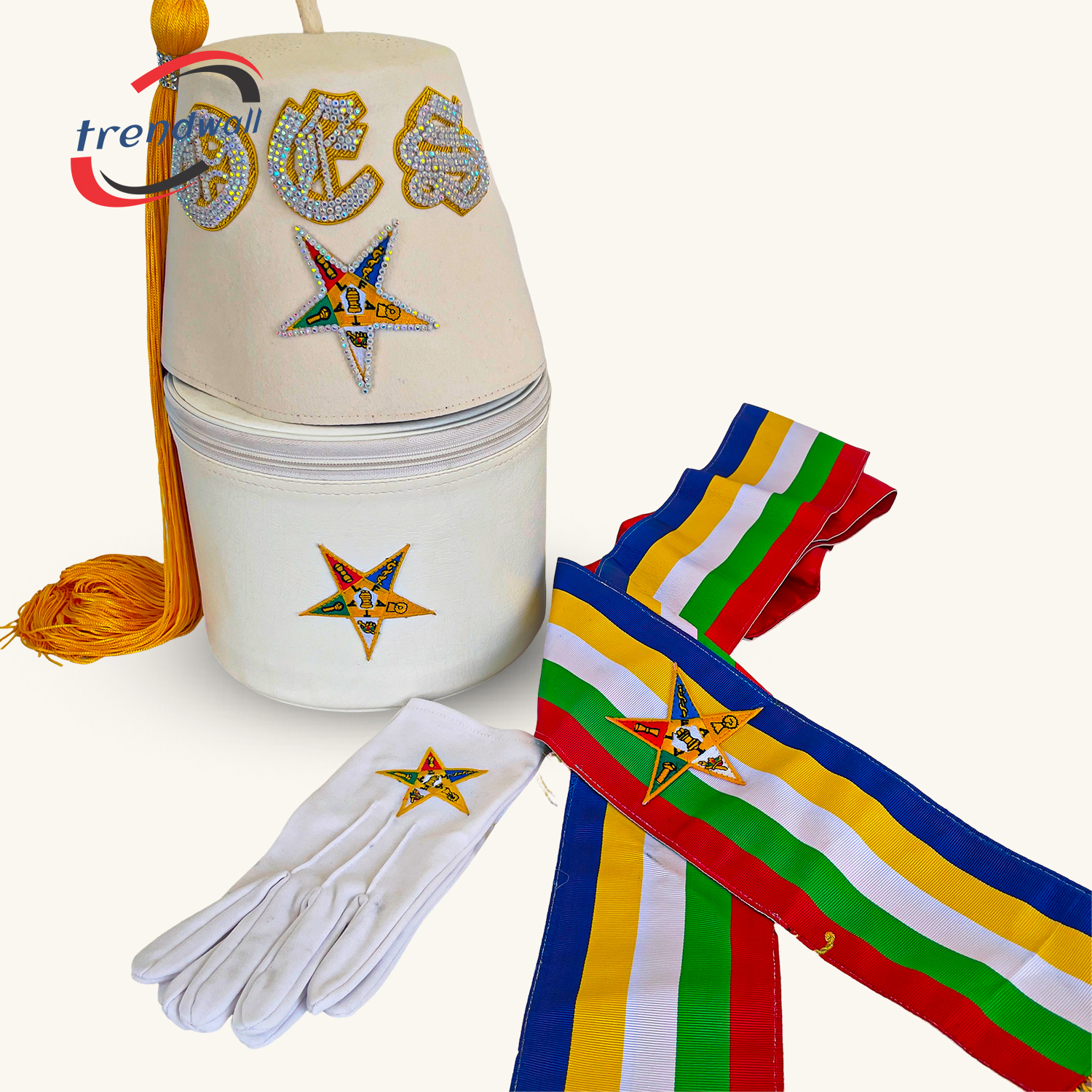 Masonic Freemasonry OES Fez Set