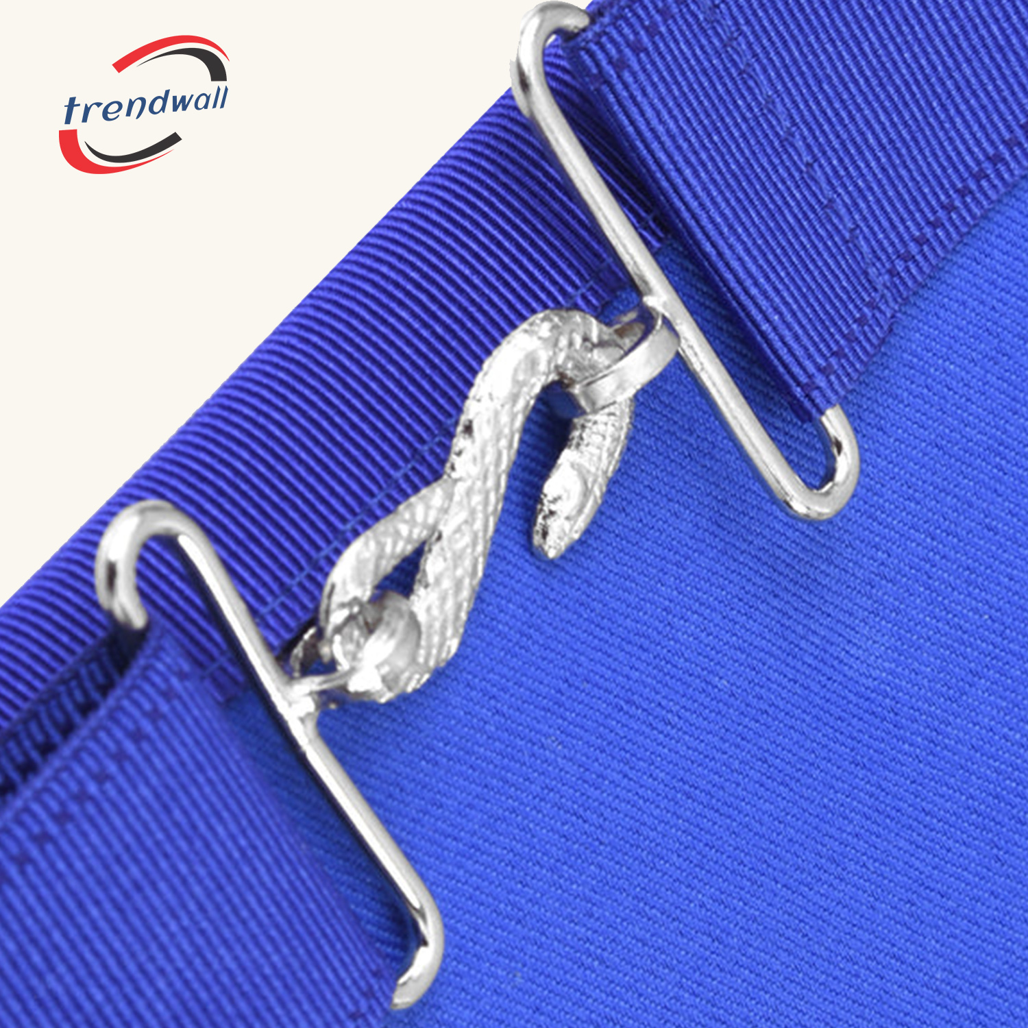 Junior Warden Blue Lodge Officer Apron - Royal Blue Borders