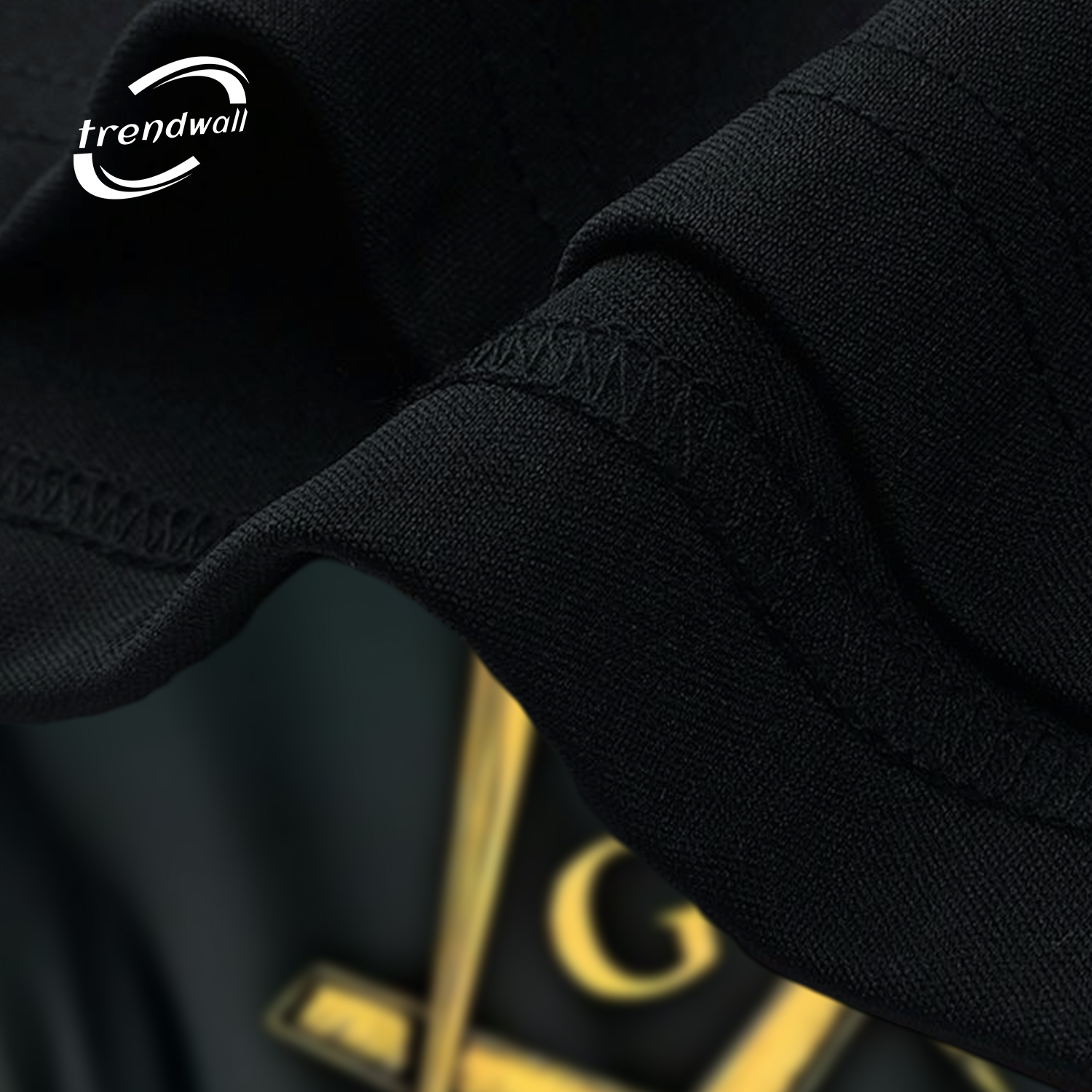 Masonic Black T-Shirt – Gold Compass & Square Symbol for Freemasons