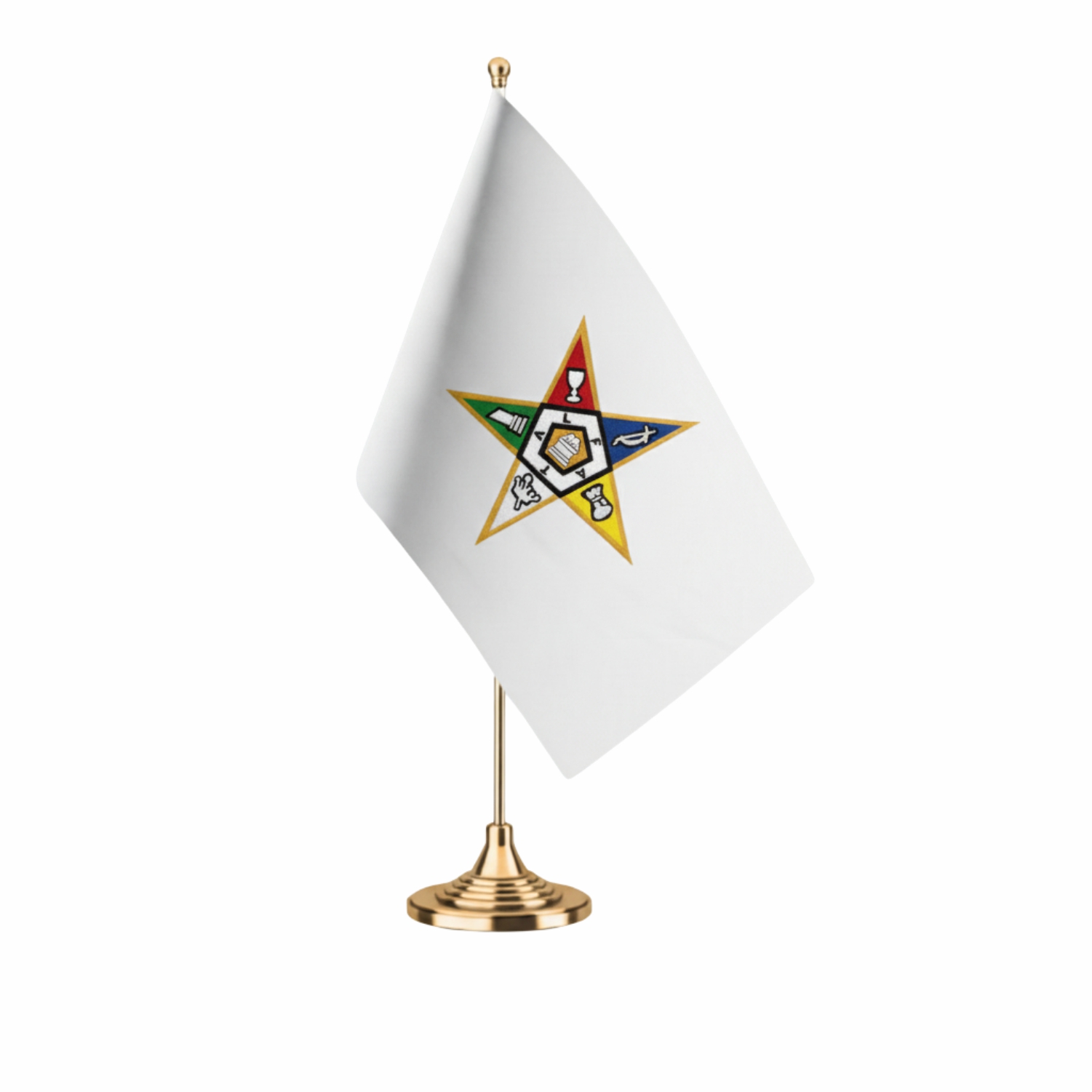 Order of the Eastern Star desk flag