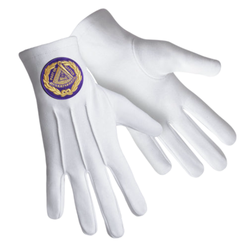 Past Grand Master Blue Lodge Gloves