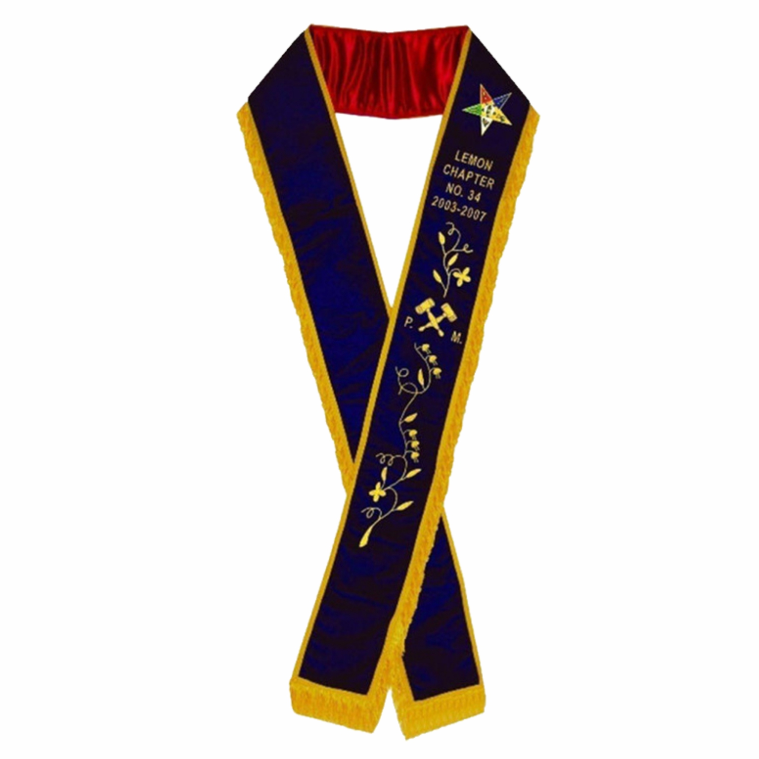 Past Matron OES Sash