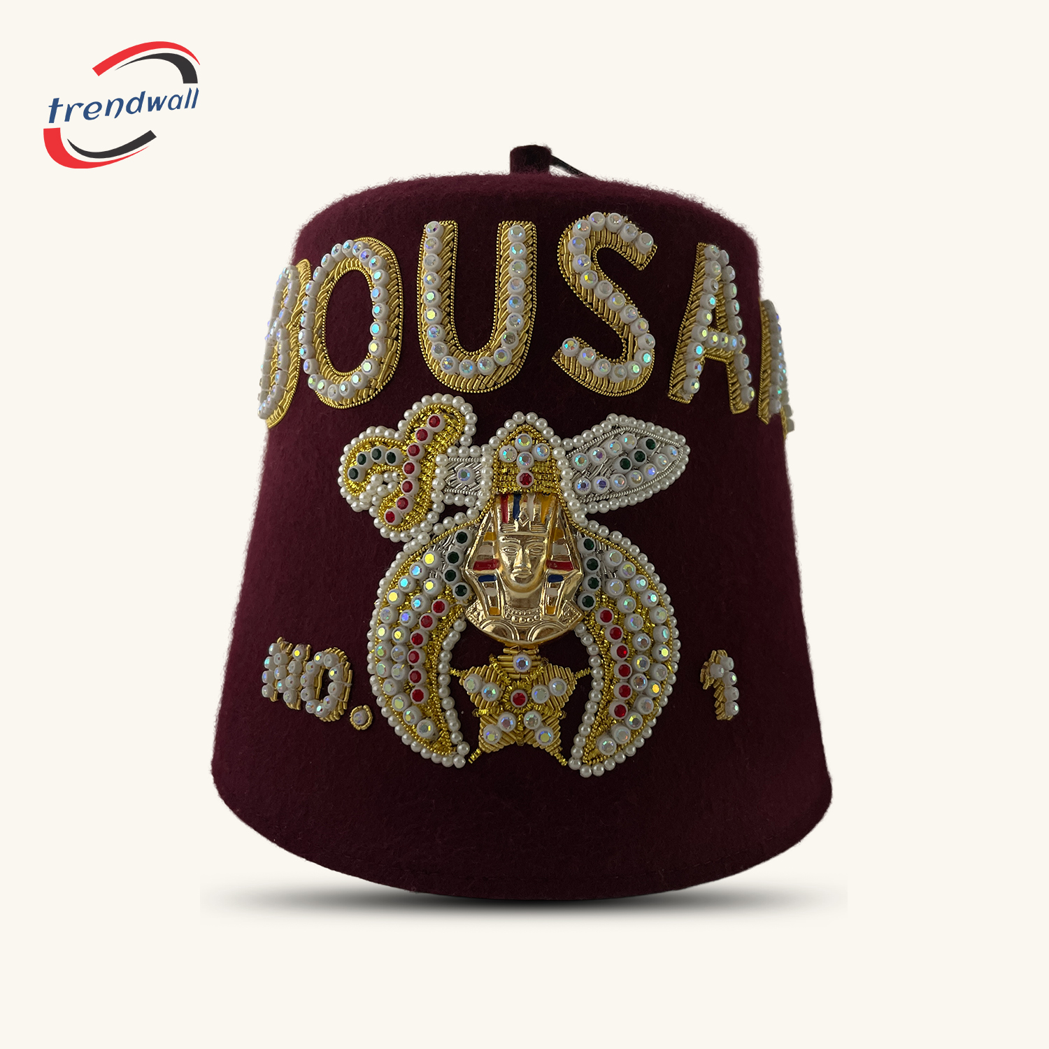 Masonic Shriners AbouSaad Custom Temple Fez