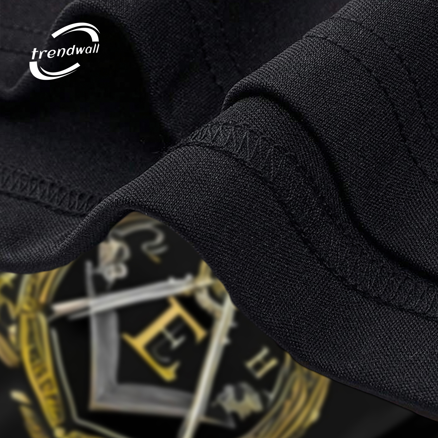 Masonic T-Shirt – Gold ‘E’ Letters & Masonic Symbol Design 