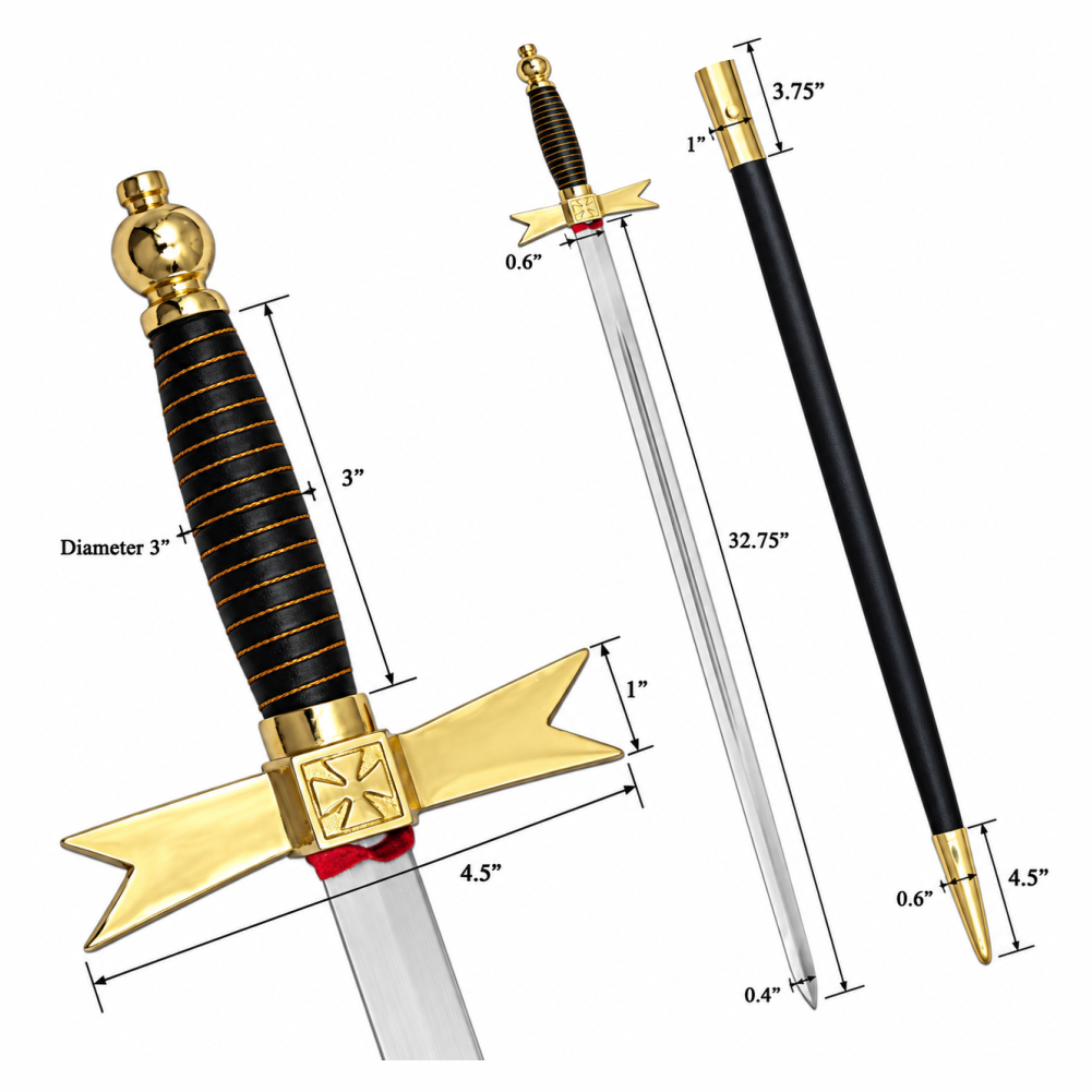 Knights Templar Commandery Sword