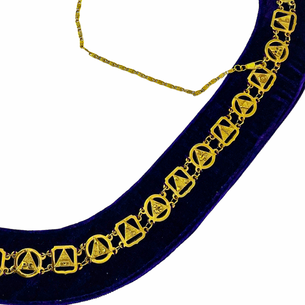 Masonic 33rd Degree Scottish Rite Chain Collar