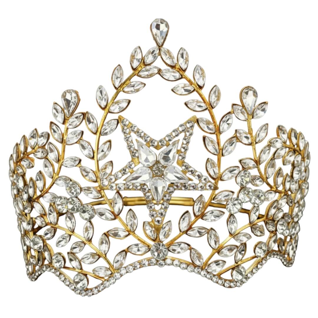 Masonic Regalia Clear Star Crown