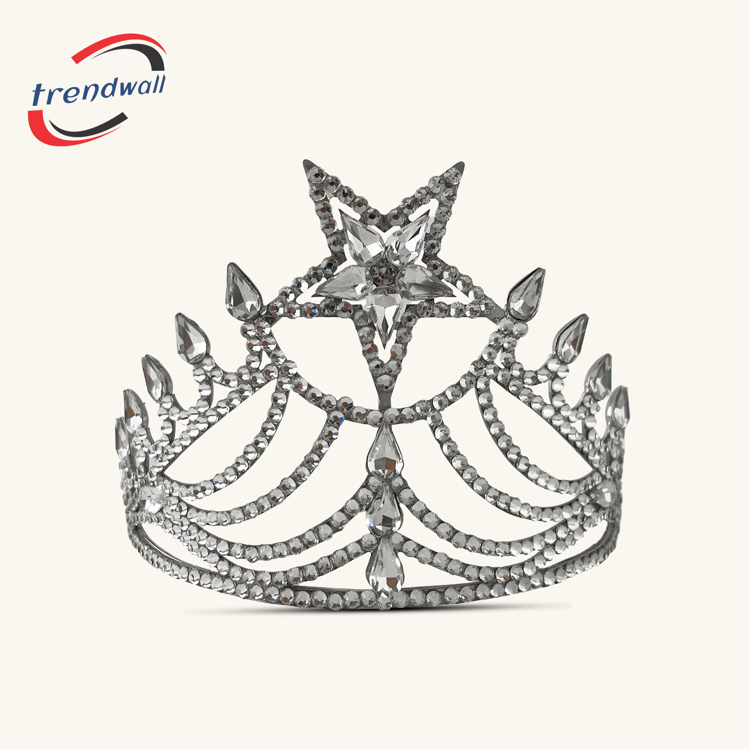 Masonic OES Crown Silver Tone Adjustable Fitting Best Quality