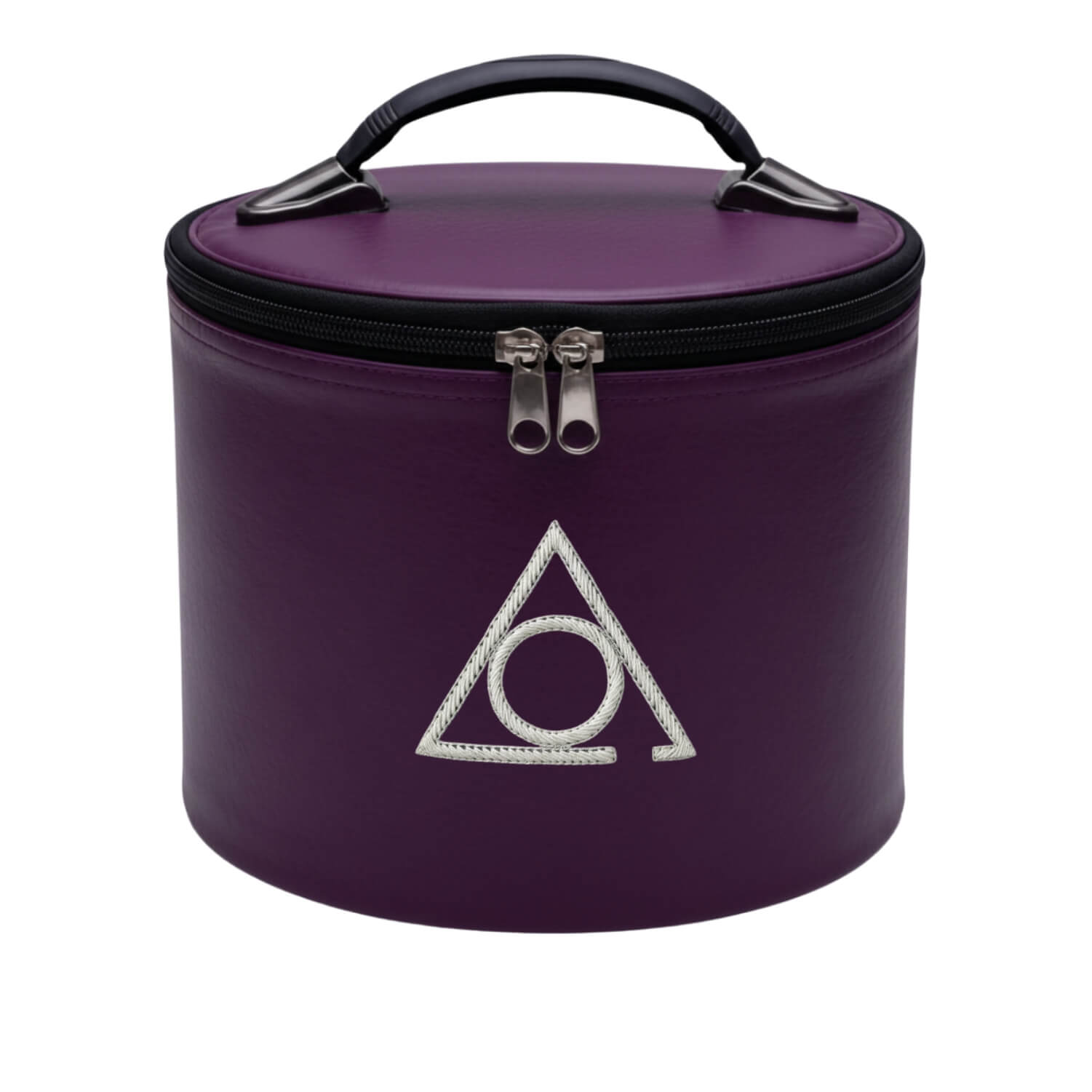 LOCOP Fez Crown Case Purple Color with Hand Embroidery L.O.C.O.P Emblem