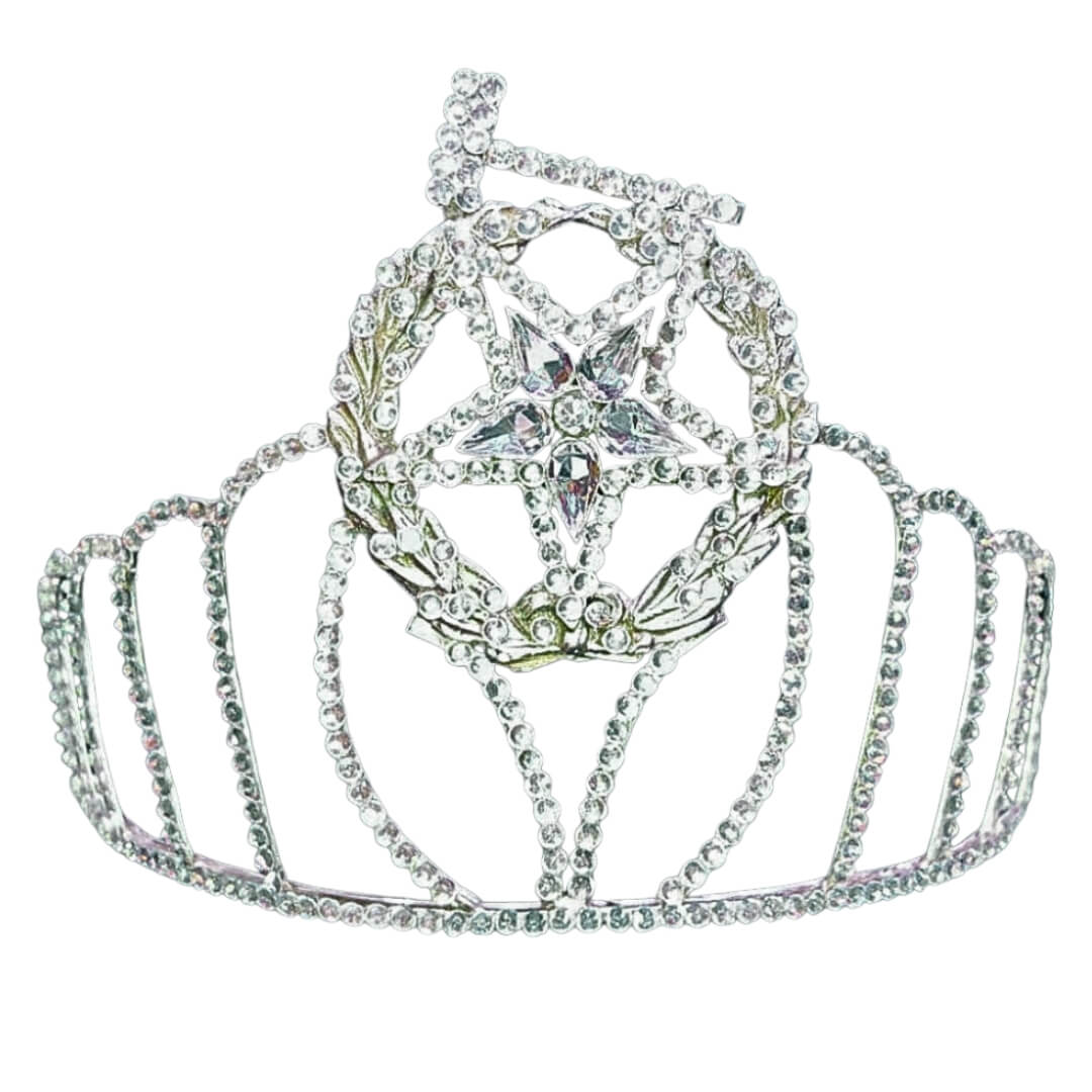 Masonic Grand Matron Clear Star Crown