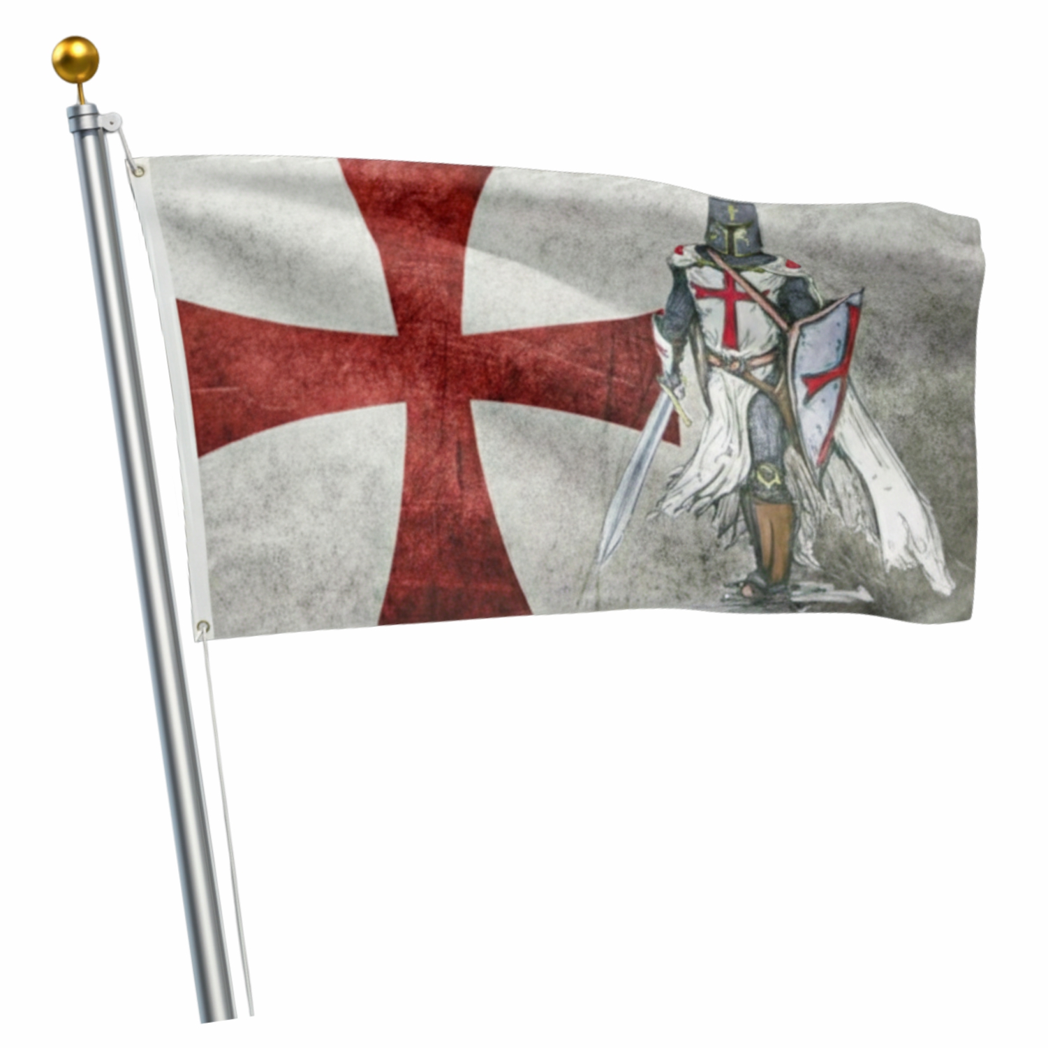 Knights Templar Commandery Flag 