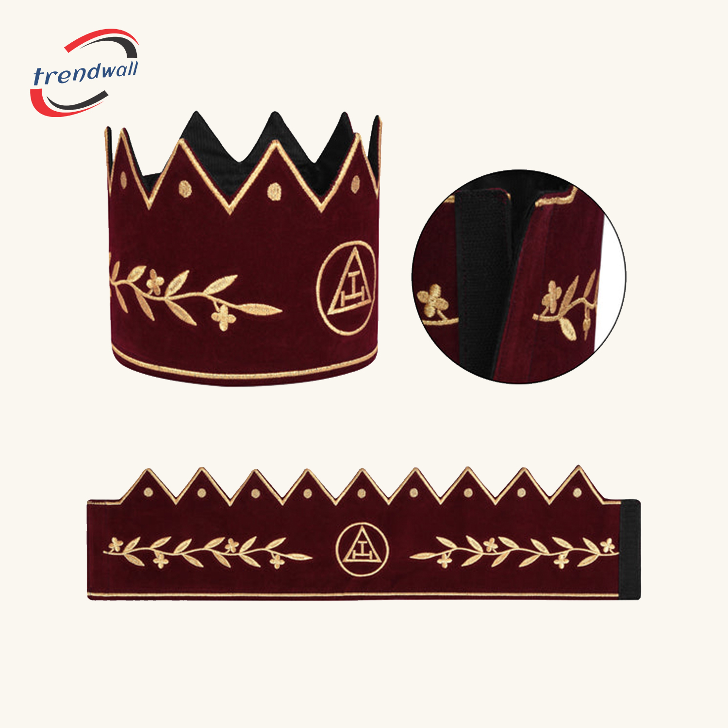King Royal Arch Chapter Crown Cap