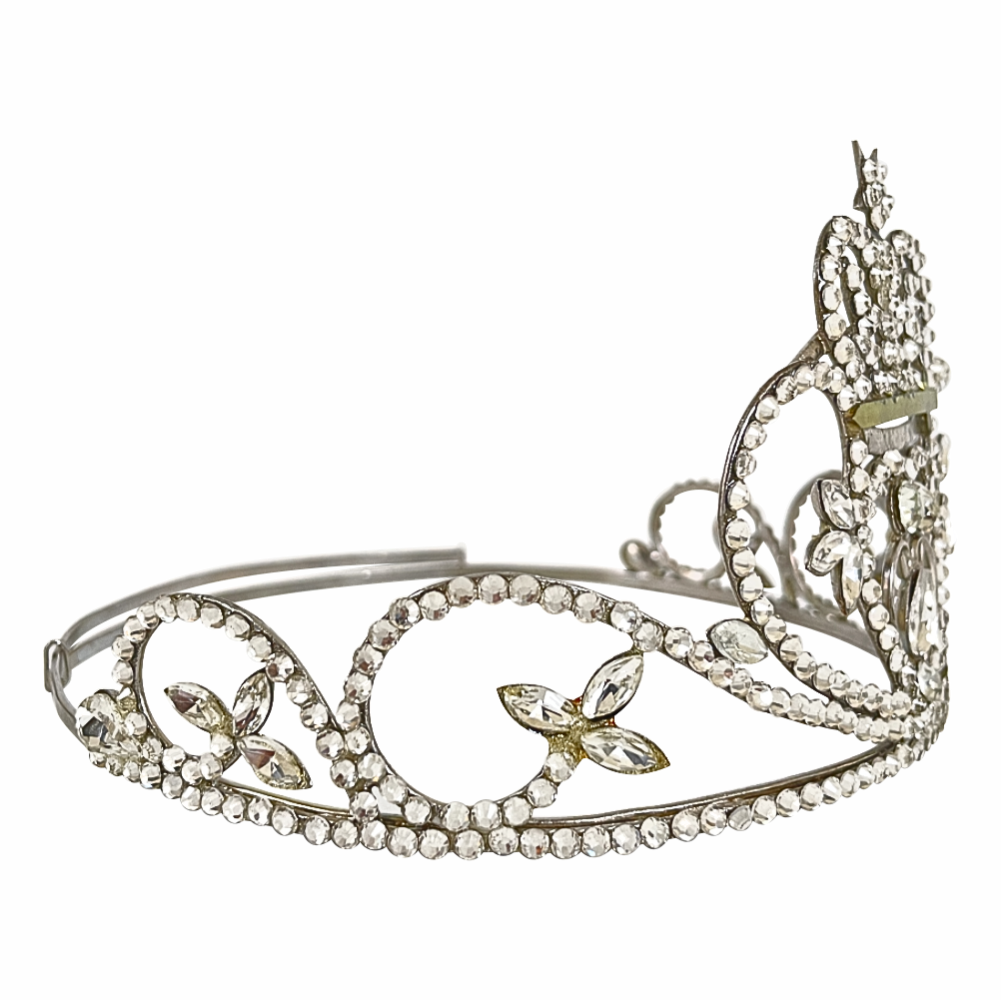 Amaranth Crown Silver Tone