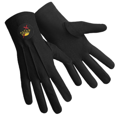 Knights Templar Commandery Gloves