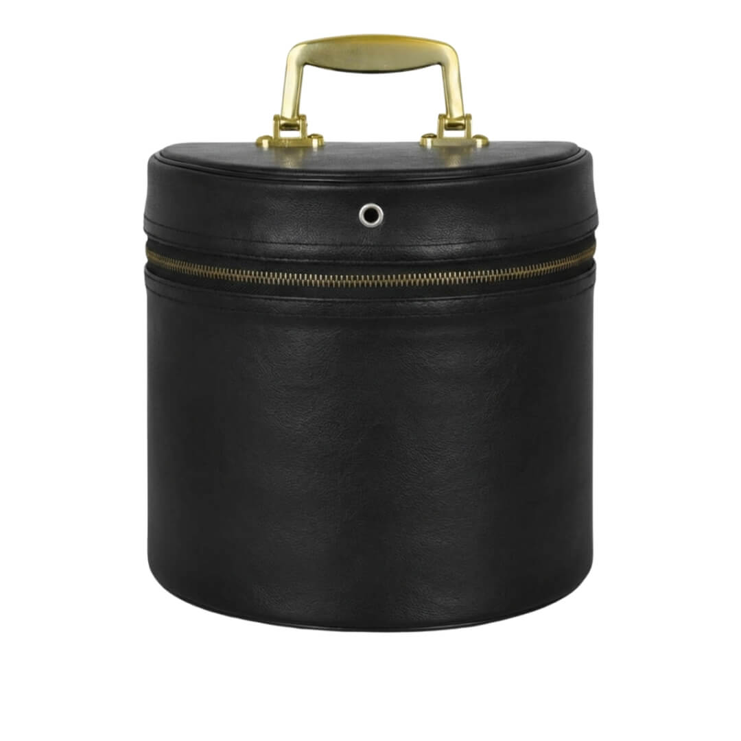 Masonic Fez case Black Leather