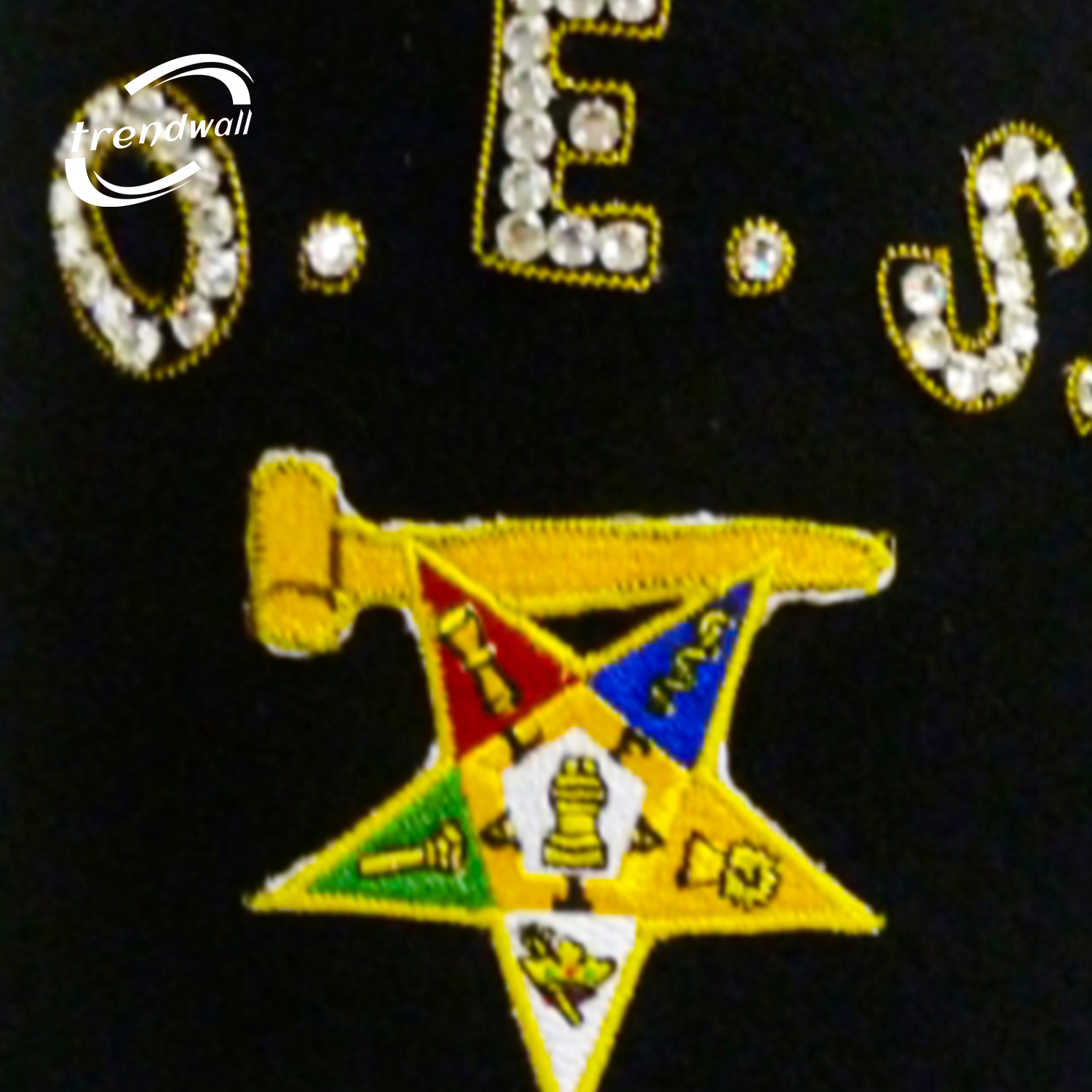 OES Black Fez with Gavel on the Star & Custom Tassel Color
