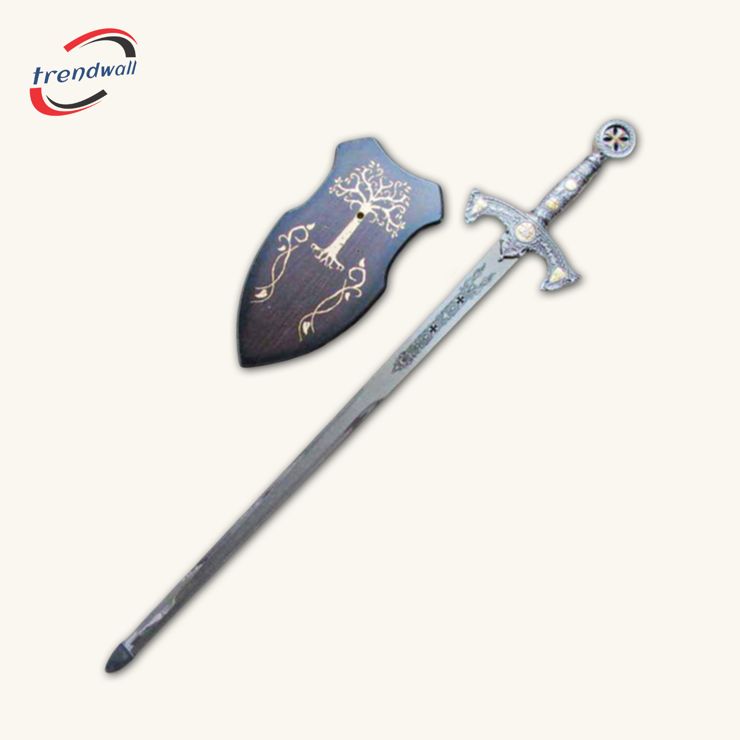 Knights Templar Commandery Sword - 12th Century Espada W Plaque