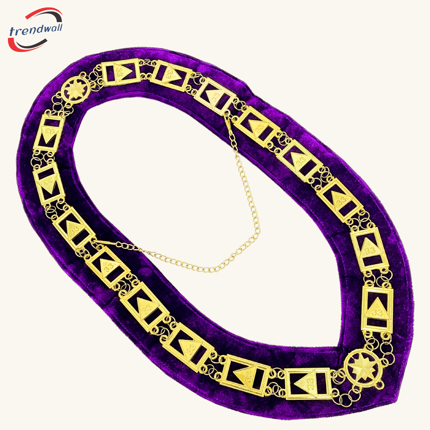 33rd Degree Purple Chain Collar