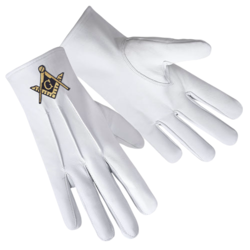 Master Mason Blue Lodge Gloves