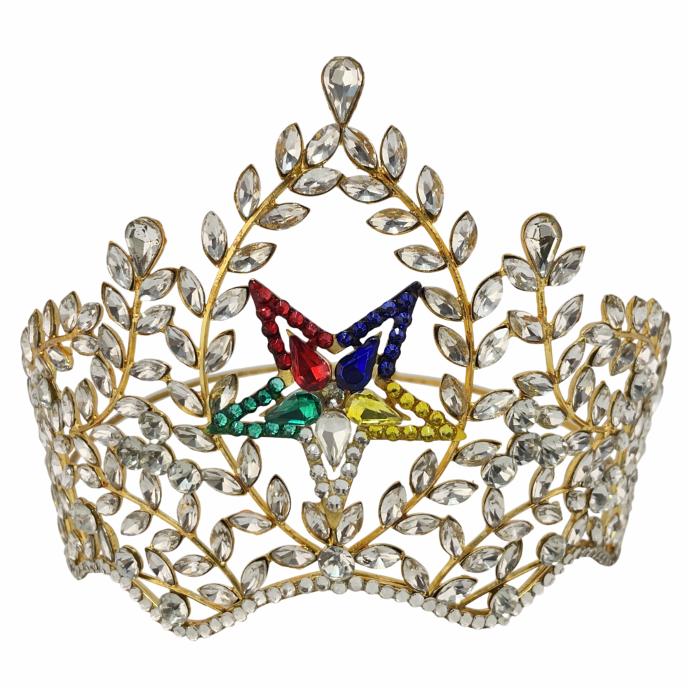 OES Grand Worthy Matron Gold-Tone Crown