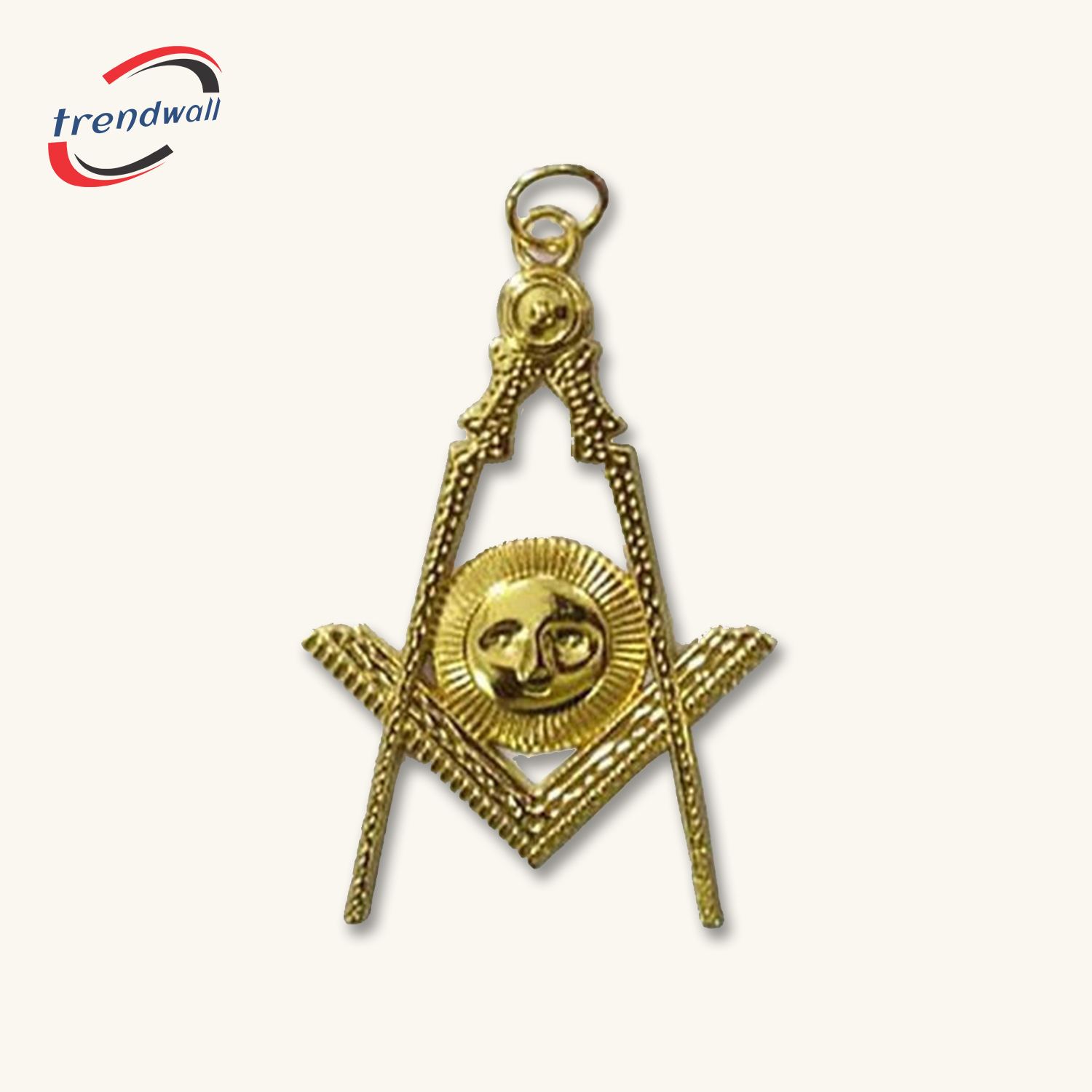 Senior Deacon Blue Lodge Officer Collar Jewel - Gold Metal